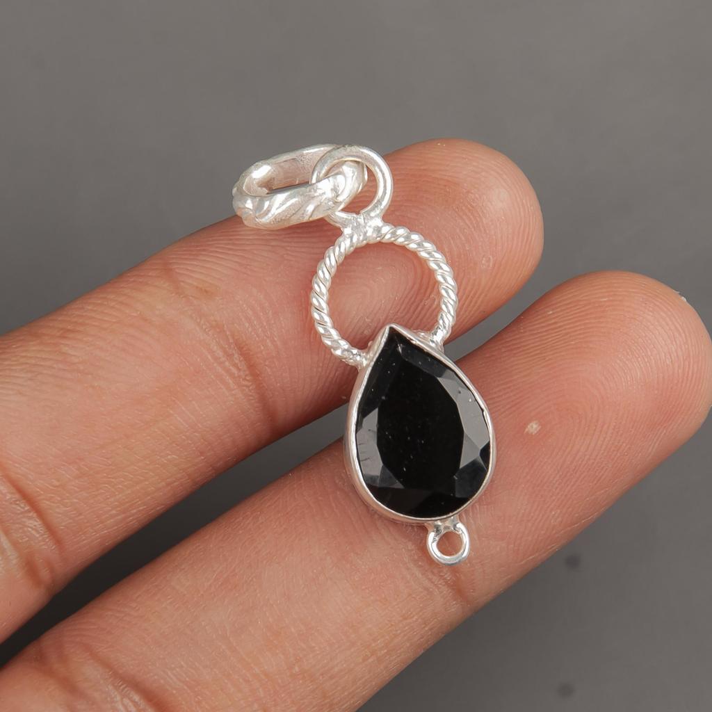 Black Onyx Jewelry, 925 Solid Sterling Silver Pendant Handmade Gemstone Jewelry, Gifts For Wife Brand New Pendant