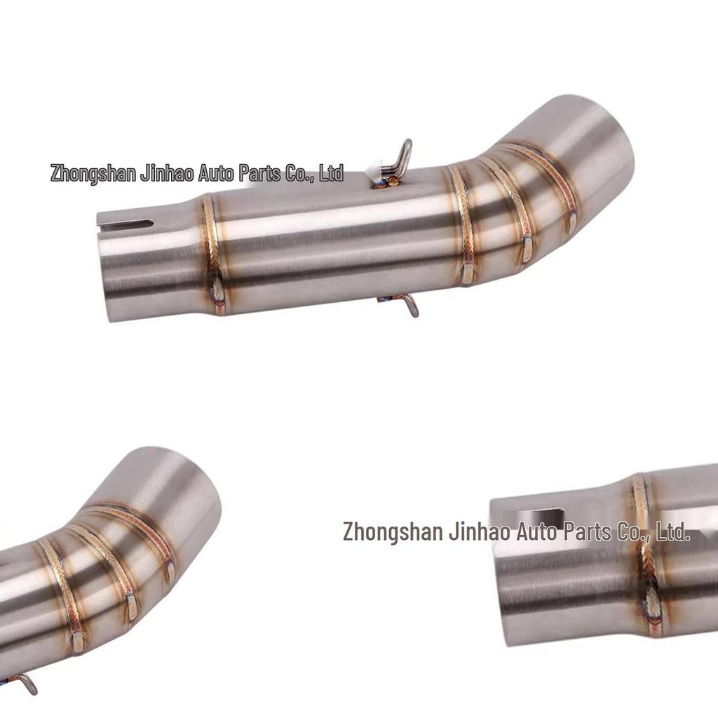 Titanium Front Exhaust Pipe for 2021 Suzuki GSX-R Models - Ideal for Motorcycle Modification.