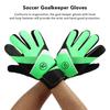 1 Pair Kids Goalkeeper Gloves Children Football Goal Keeper Gloves Anti Slip Exercise Gloves Green 16 ~ 17cm / 6.3 ~ 6.69in