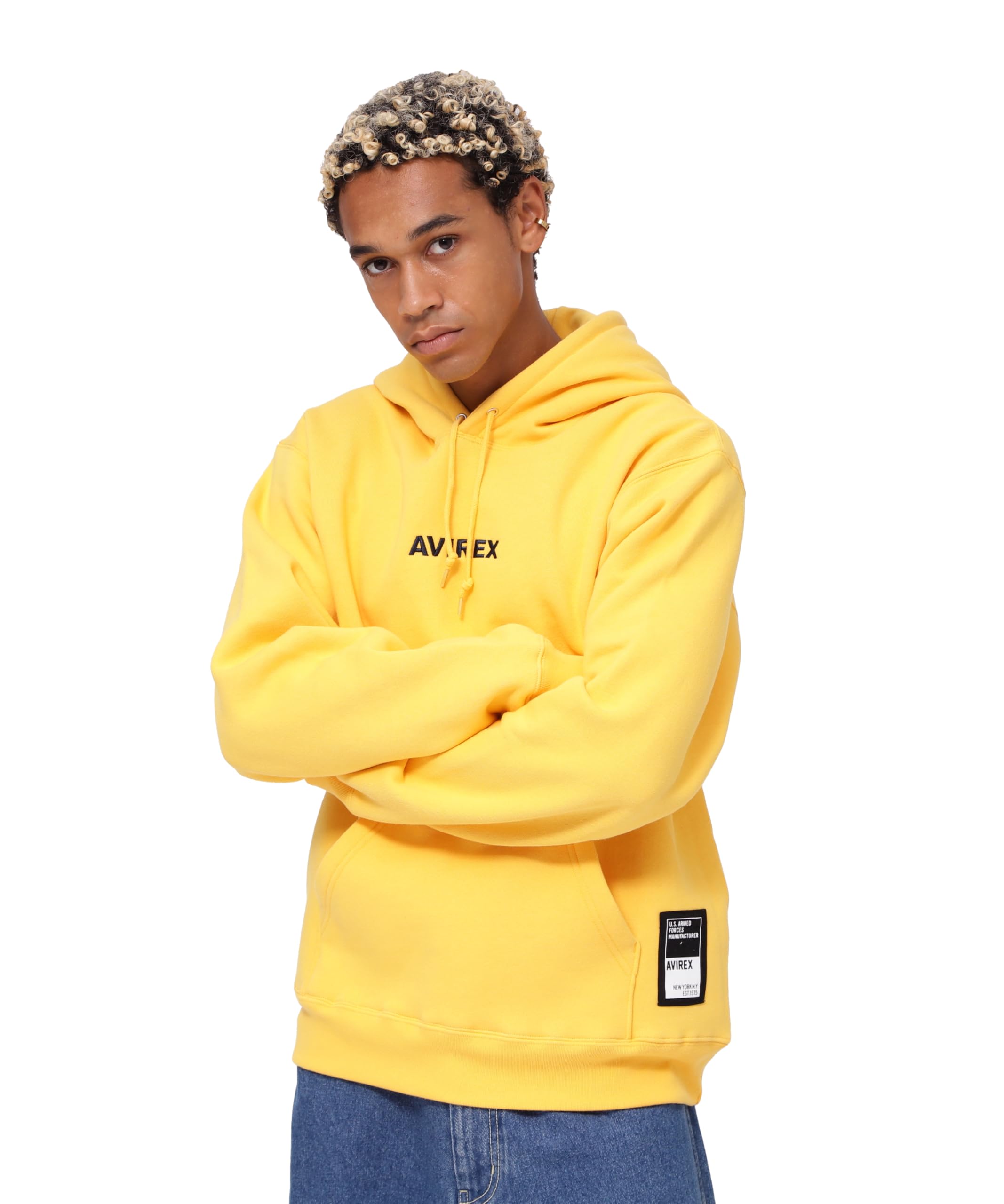 

Exclusive SWEAT PULL OVER PARKA M 060 Yellow [AVIREX] WEB&DEPOT A-STAR Men s 783-4931005