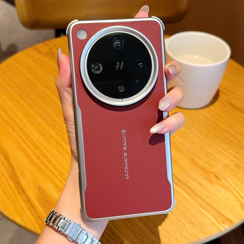 For Oppo Find X8 X8S Pro Plus Ultra Case Anti-Shock Corners Drop-proof Magsafe Electroplating Soft Grip Leather Cover