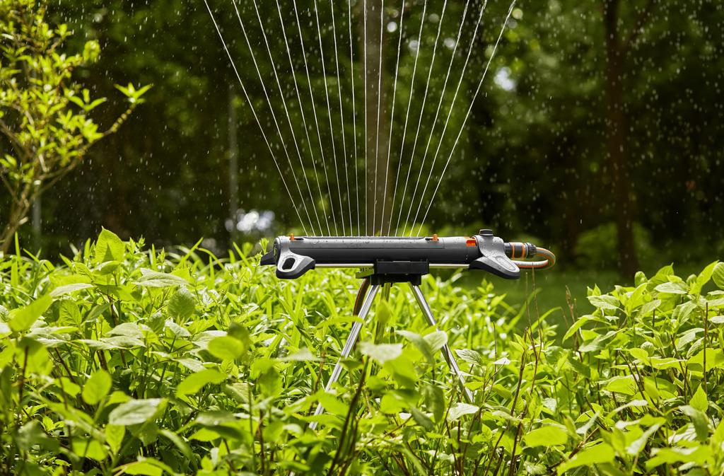 Zraszacz Pistolet Wahadłowy Gardena Aquazoom M 250M2 Do Nawadniania Trawy