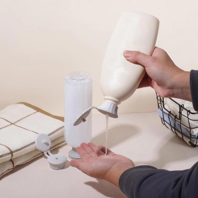 3 Stück Auslaufsicherer Flaschenverschluss mit Invertierung, für Shampooflaschen, Küchengewürzflaschen, Kunststoffflaschenabdichtung