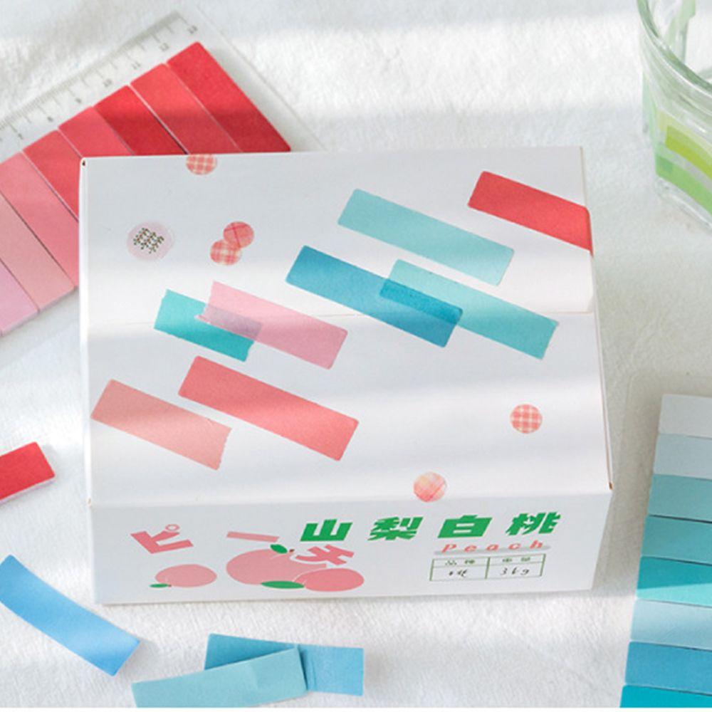 Stickers Office School Supplies Rainbow Color Sticky Notes Memo Pads To Do List Index Stickers