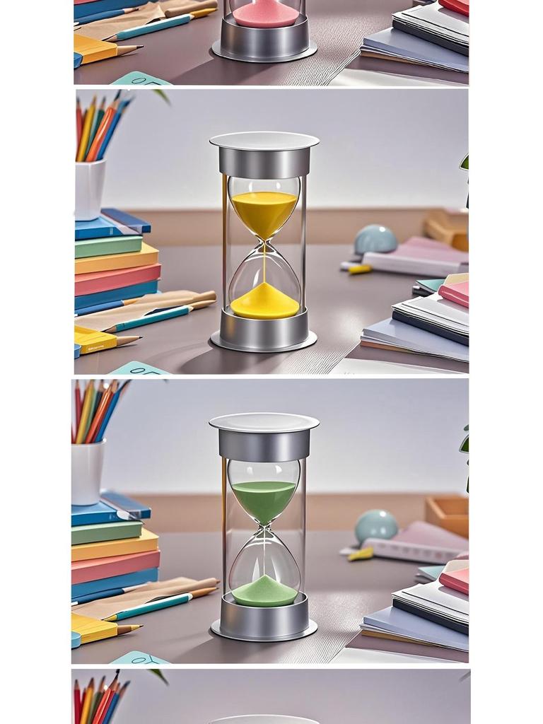 Durable Hourglass Timer for Kids - 5/10/15/20/30/60 Minutes