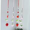 Lovely Strawberry Keychain Strawberry Phone Pendant Unique Bag Charm Sweet Phone Chain Perfect Gift for Fashion Lover