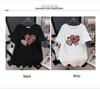 Plus Size Round Neck Loose Fit Mid-Length Short Sleeve T-Shirt for Women (200-350 Jin)
