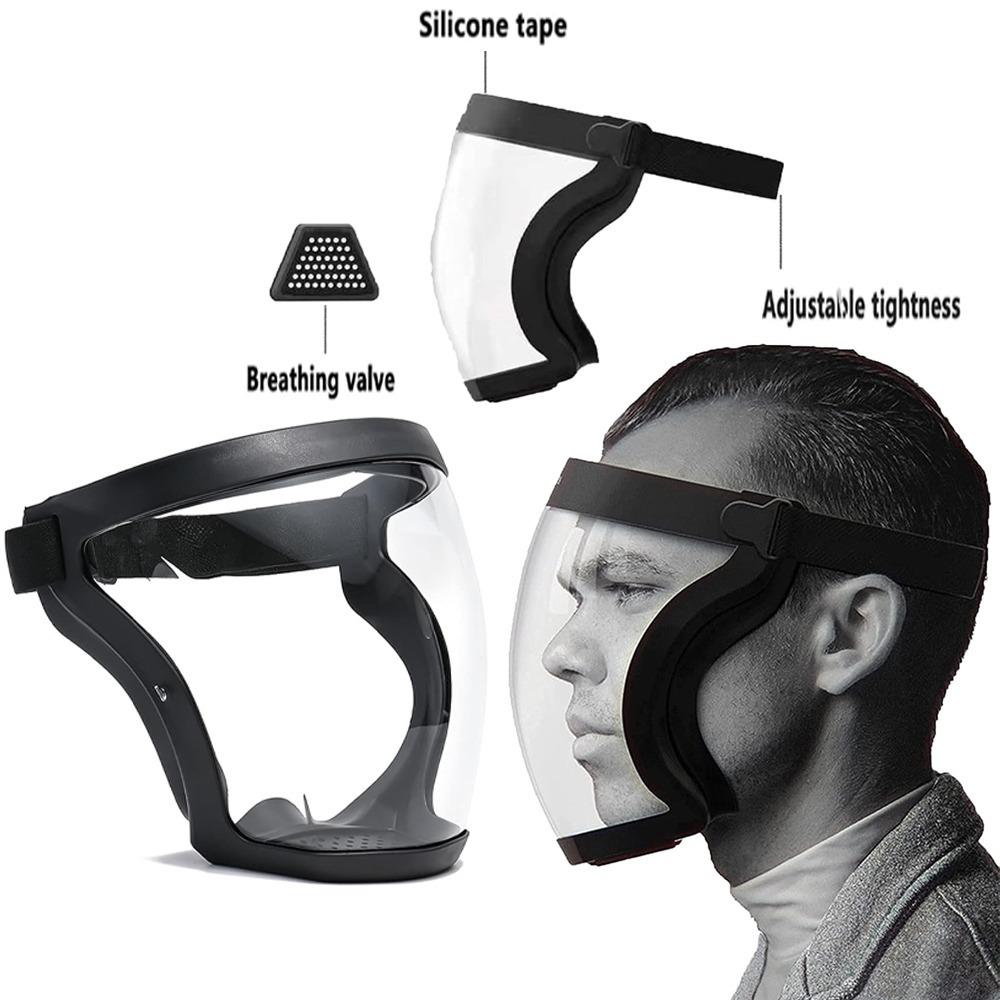 Best Face Protector with Adjustable Buckle Protective Mask Anti fo Mask ReusableHeat resistantPlastic Mask To Keep Your FaceSafe