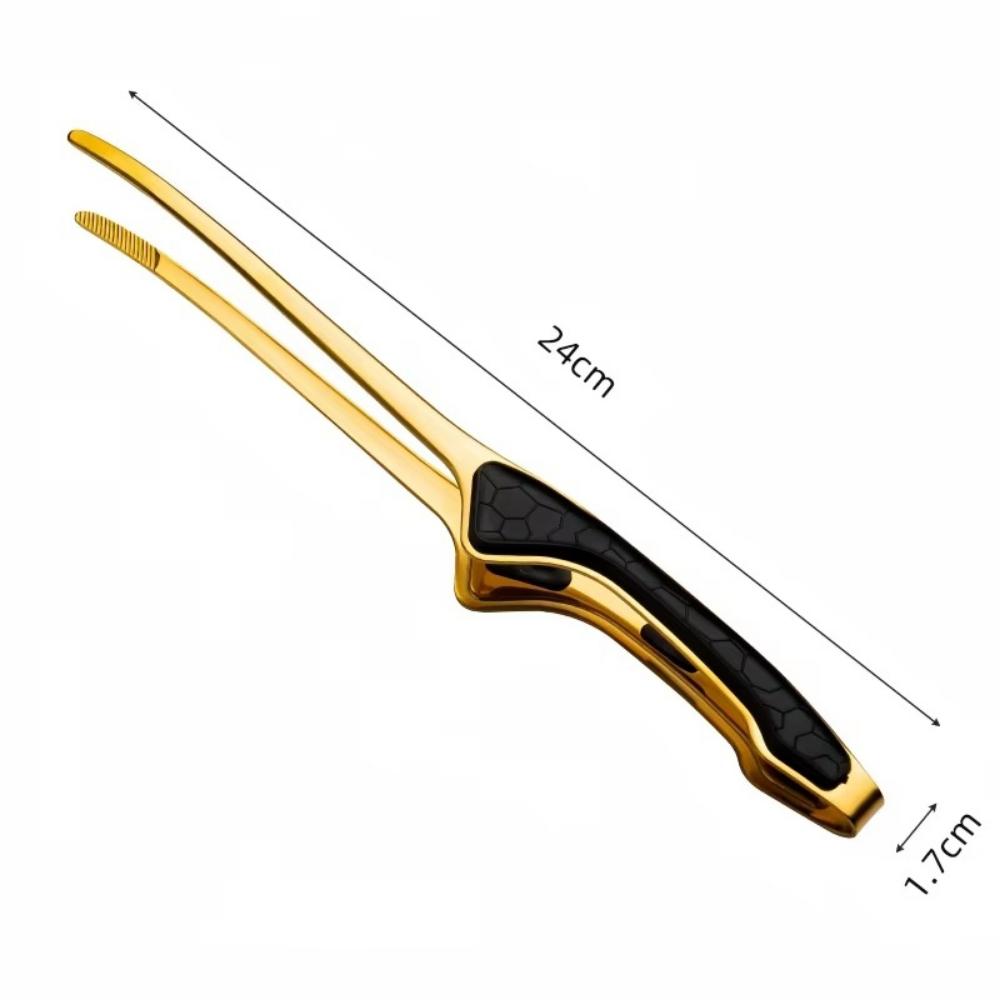 Stainless Steel Barbecue Tongs Non-slip Steak Tongs Non-slip Grip Kitchen Tongs Non-stick Cooking Tons Barbecue Accessories