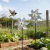Bird- Windmill — -Reflective Children's Toy & Outdoor Bird Deterrent For Balconies And Gardens (7- Windmill)