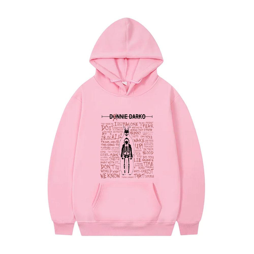 Limitovaná grafická mikina s kapucí Donnie Darko Pánská hip hopová móda Oversized mikina s kapucí Unisex Rock Vintage Fleecové bavlněné mikiny s kapucí