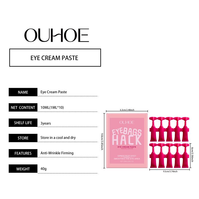 Eye Cream for Wrinkle Reduction and Hydration Nourishing Moisturizer Restores Elasticity for Delicate Under Eye Area Day and Night