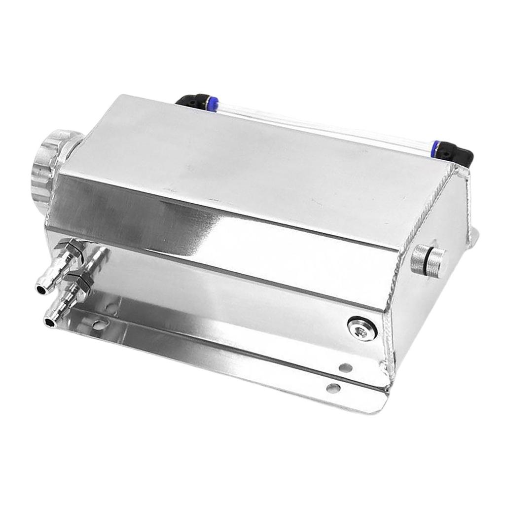 2L Coolant Radiator Overflow Tank Visible Coolant Level Square Expansion Reservoir Engine Oil Catch Can Automotive Accessories