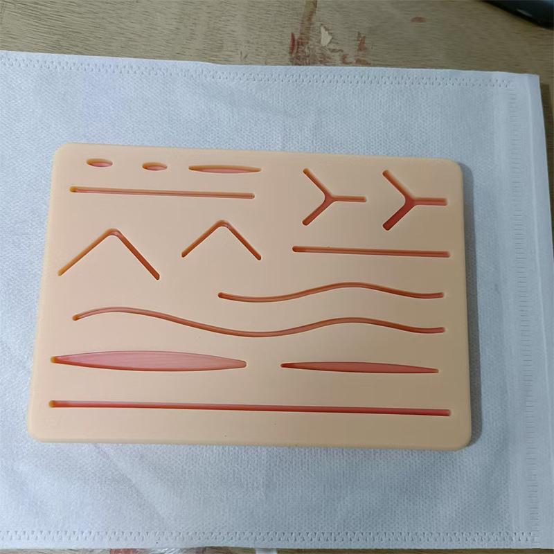 Surgical Suturing Practice Pad Silicone Skin Model for Medical Students