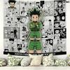 Hunter X Hunter Wall Tapestry Aesthetic Wall Hanging Printed Fabric Blanket Decorative Tapestries For Bedroom Living Room Home Decor