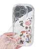Floral bear cute for iphone17pro mobile phone case 11 Apple 15/14 bracelet 13promax new 12