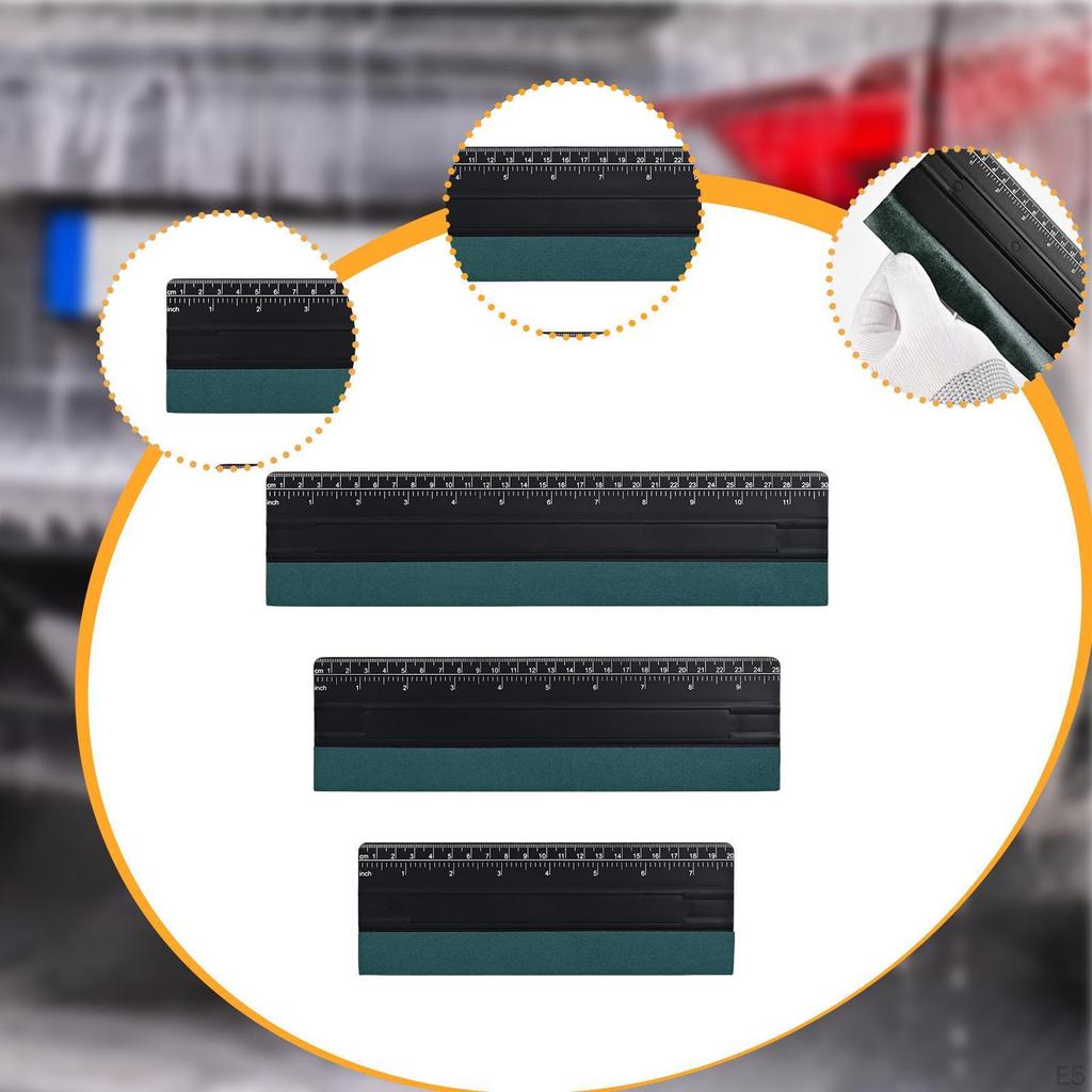 3 Squeegees for Car Vinyl, Decals, Wallpaper, Large Size, Film Application, Signs, And