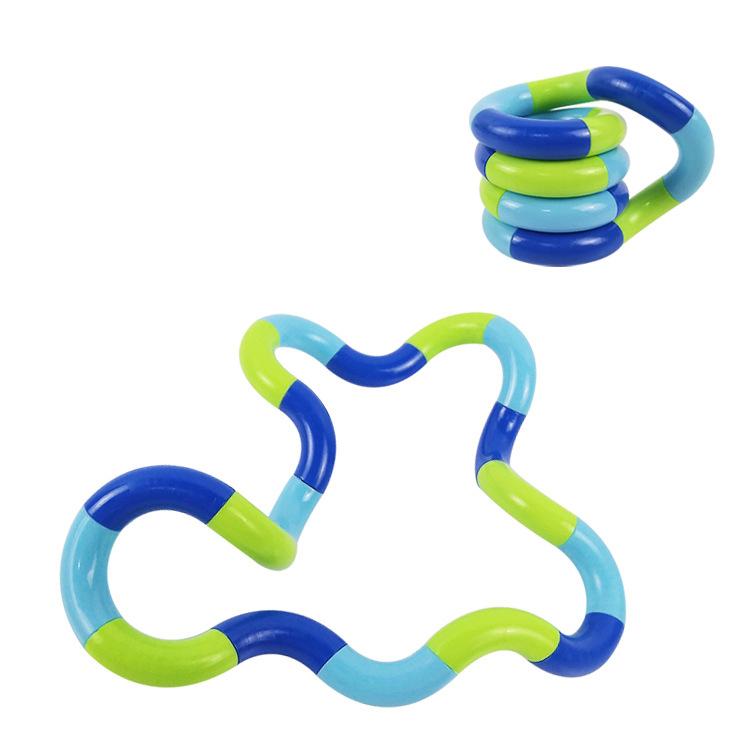 1/3/5Pcs Tangle Fidget Toy Twisting Sensory Hand-Eye Coordination Toy Anxiety Relief Finger Toy for Kid Adult Fine Motor Skills