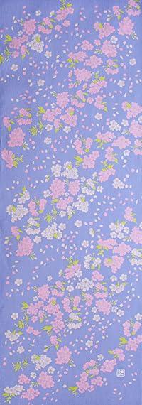 Anbo Dyeing Hand Towel Blossom Snowstorm Enne Authentic Dyed Cotton Made in 35cm x 100cm "Cherry - Color" 100% Tokuoka, Japan,