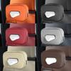 2025 Car Tissue Box Holder Microfiber Leather Car Center Console Armrest Napkin Box Sun Visor Backseat Tissue Case with Fix Strap