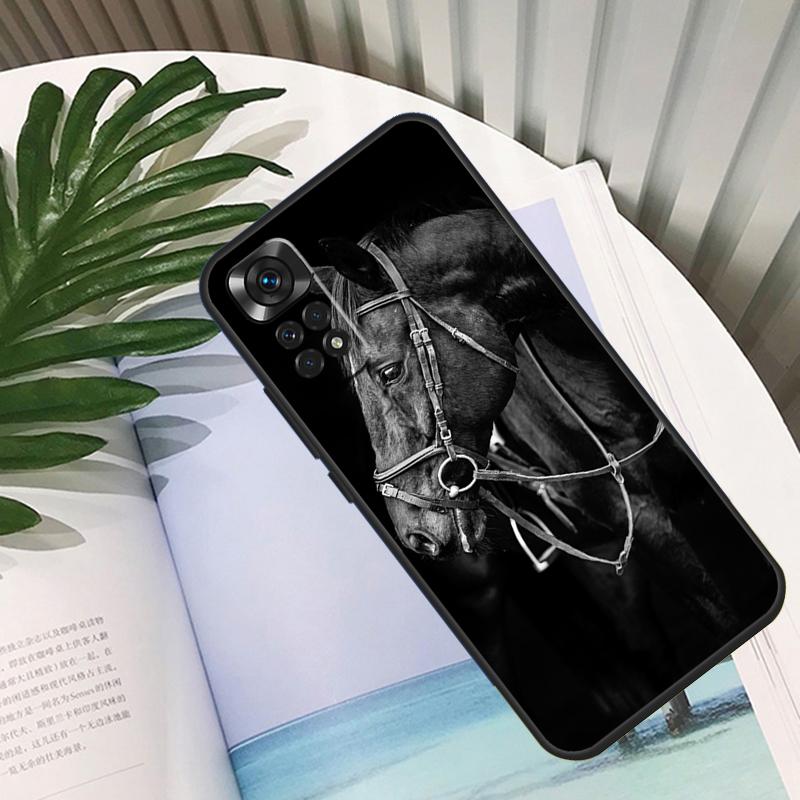 Domineering Cool Horse Funda For Xiaomi Redmi Note 14 10 11 12 13 15 Pro Plus Case For Redmi 15 15C 14C 12C 10C 13C
