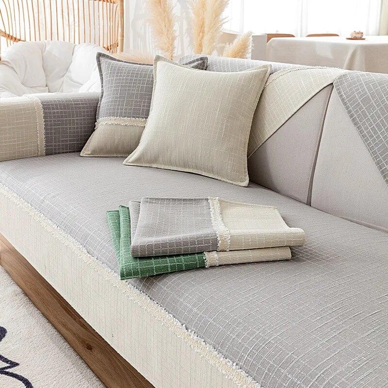 

Защитный чехол для дивана для гостиной, универсальный коврик для подушки, чехлы для диванов, нескользящий утолщенный стул, диван, полотенце, домашний декор 70x70cm 1pcs