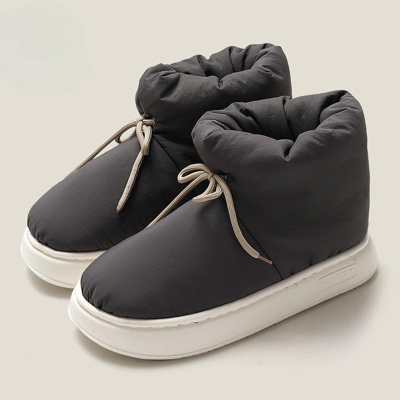 

Warm Down Winter Women Snow Boots Thick Furry Outdoor Lightweight Non-slip High-top Waterproof Platform Unisex Cold Proof Shoes 44-45