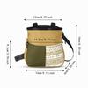 Wide Opening Tool Bucket Trapezoidal Bottom Multifunctional Collection Pouch  Gardening