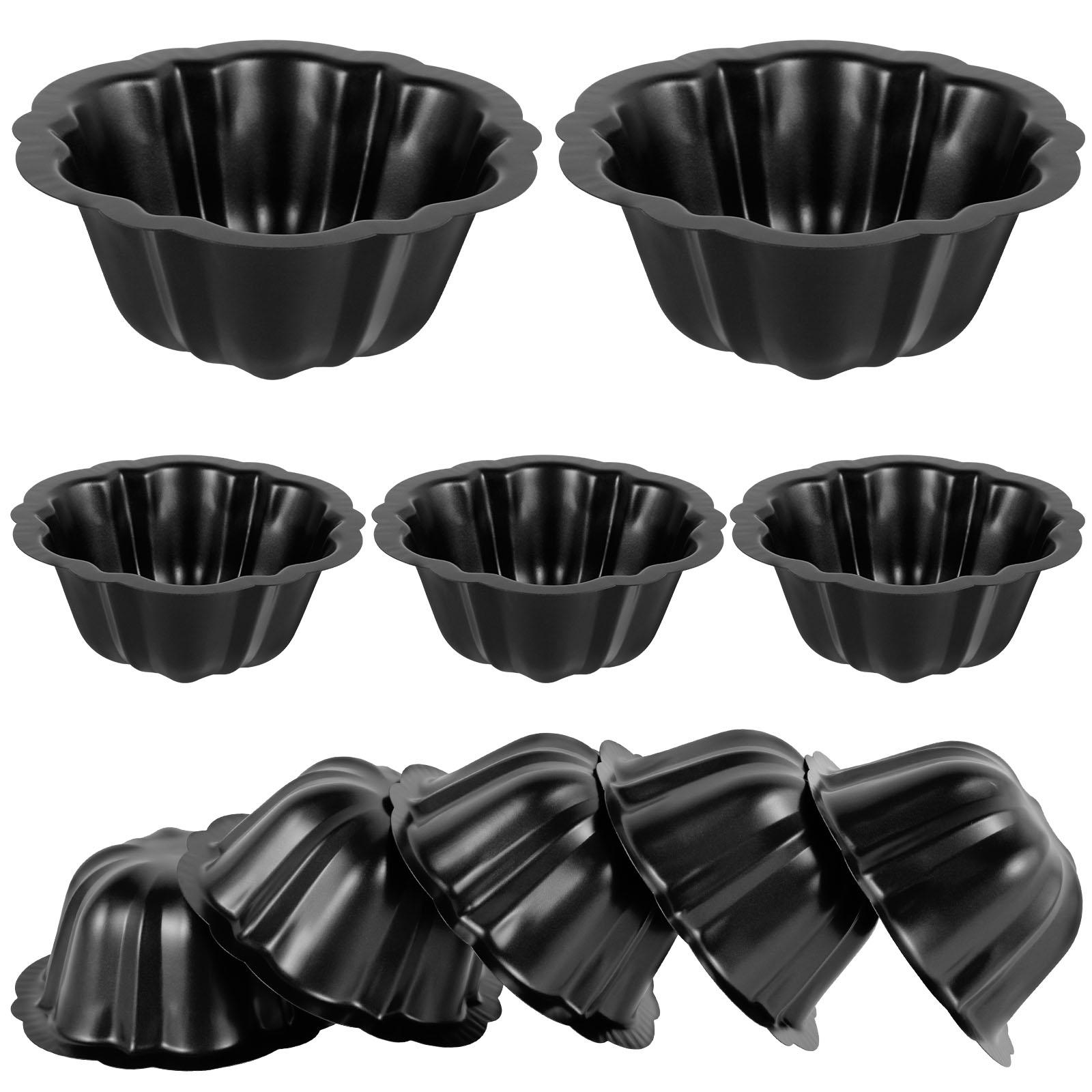 

10Pcs Cake Bakeware Pan Non Stick baking cake mold pan cake tin for Baking Cake Chocolate Fondant Bread Oven Kitchen Gadgers