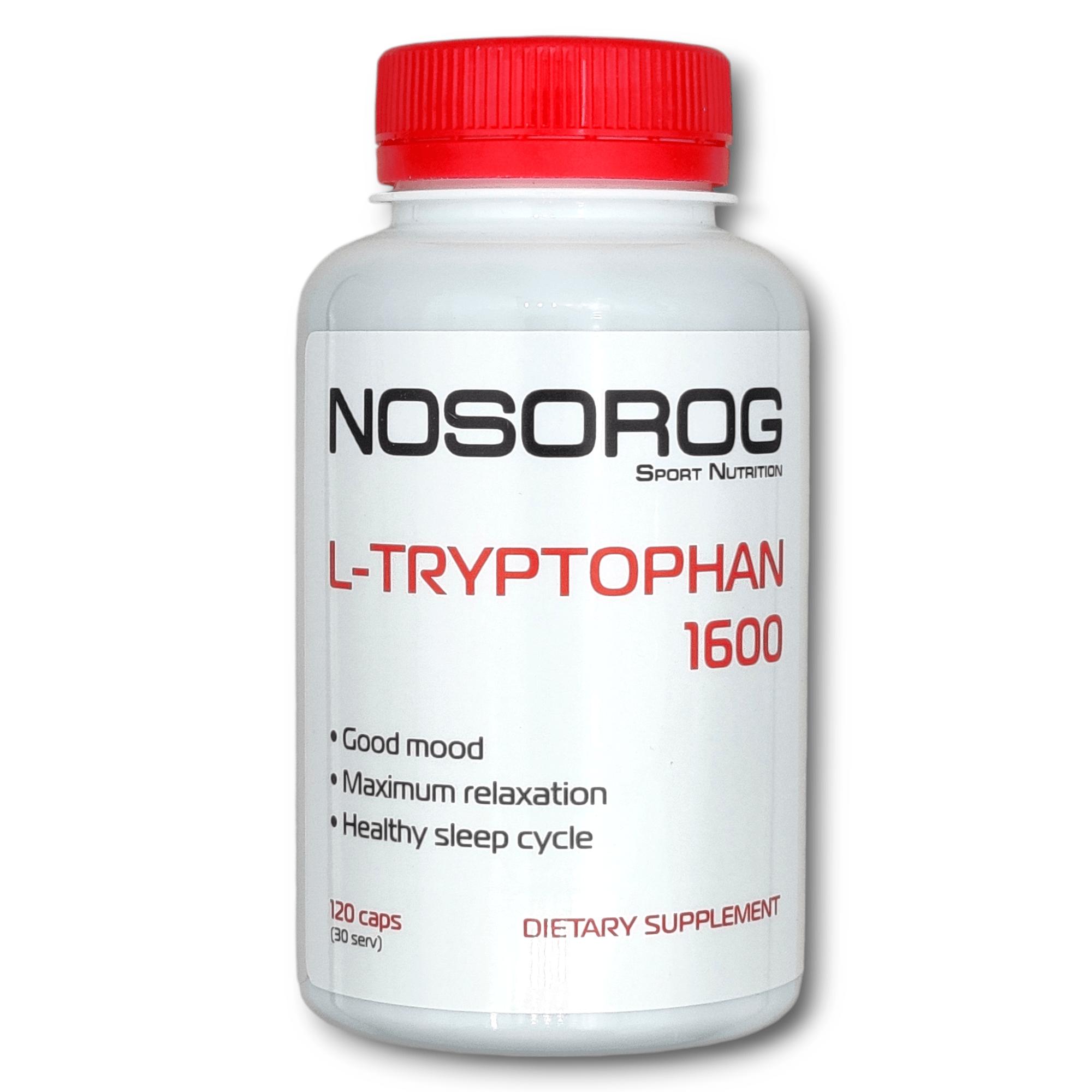 

Nosorog L-Tryptophan 1600, 120 Caps