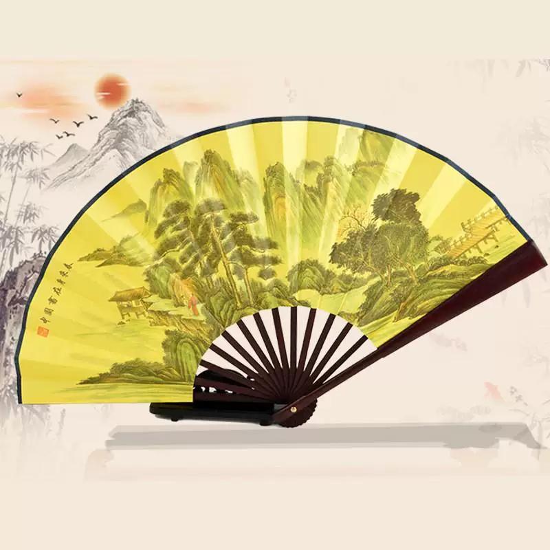 Silk Cloth Fans, Blank Folding Fans, , Custom Drawing and Calligraphy Fans, Men's Chinese Style, Ancient Style, Advertising, Calligraphy Fan, White