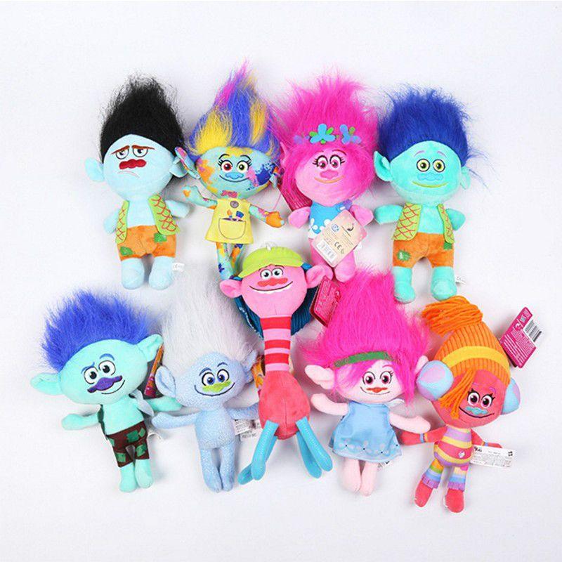 Dreamworks Movie Trolls World Tour Poppy Branch Barb Plush Doll Soft Toy Perfect For Kids