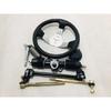GO KART KARTING ATV UTV Buggy 320MM Steering Gear Rack Pinion U Joint Tie Rod With Steering Wheel