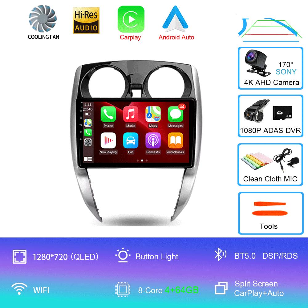 Android 14 Car Radio For Nissan Note 2 E12 2012 - 2021 Multimedia Video Player Navigation Stereo GPS No 2din 2 Din Dvd