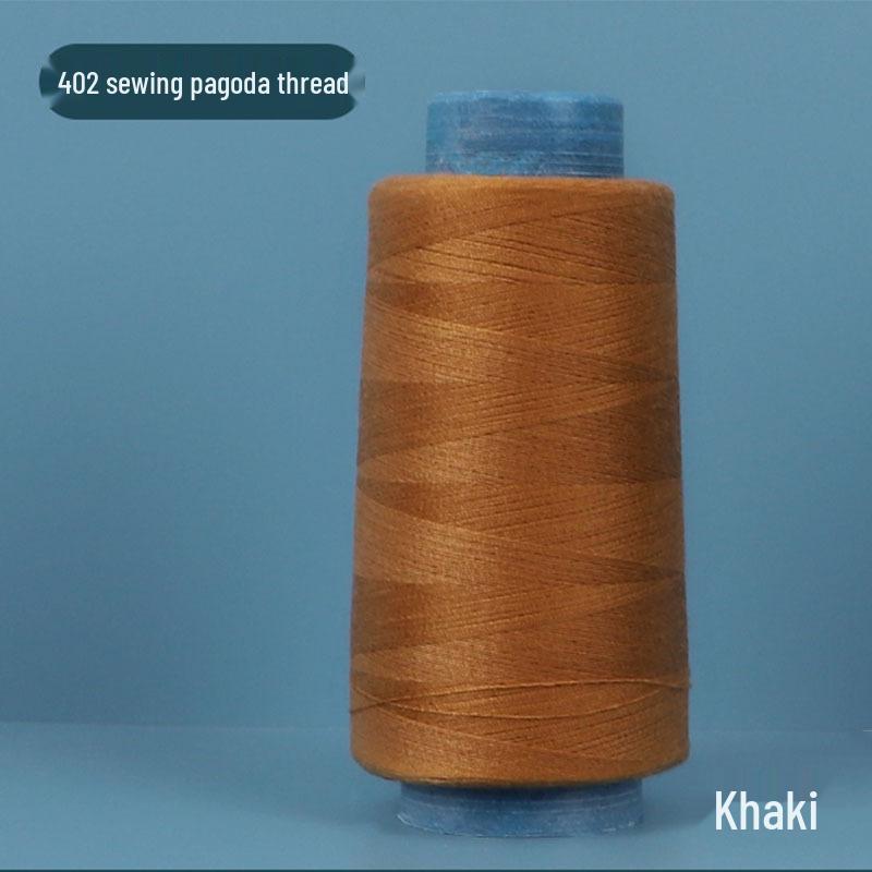 402 Polyester Thread: Black & White Sewing Thread for Hand Needlework and Household Sewing Machines