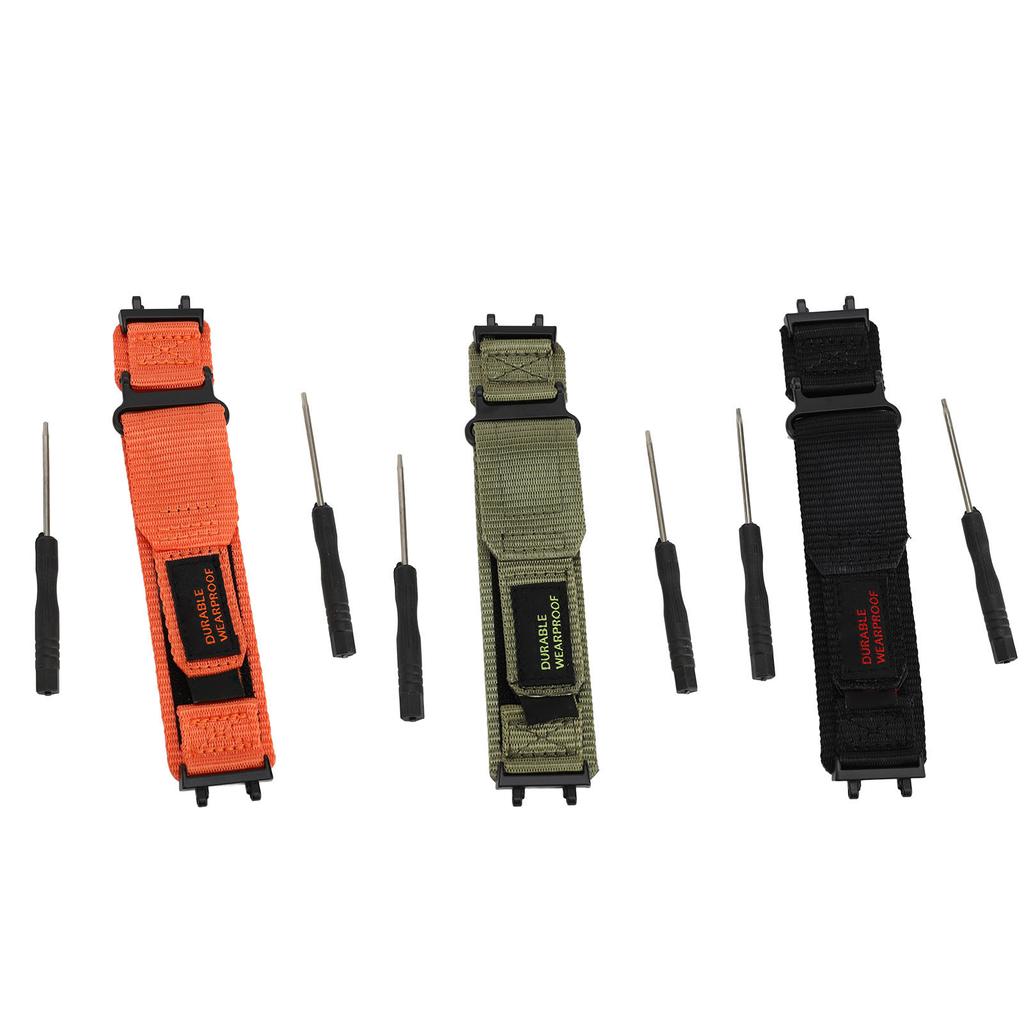 Nylon Watch Band for Huami Active Edge A2212 Hook and Loop Fastener Sporty Style Braided Soft Replac