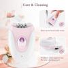Smooth Glide Epilator for Women - Portable Facial & Body Hair Remover, Face, Legs, Arms, Bikini