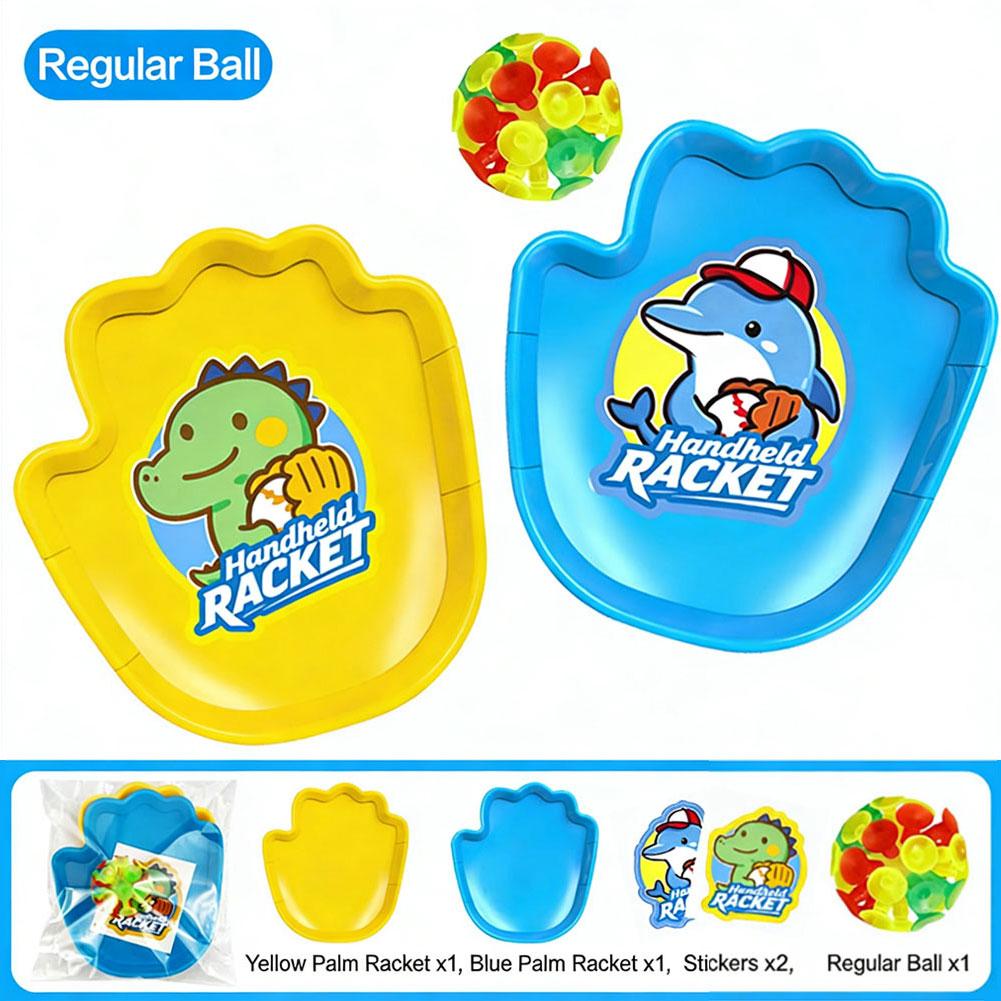 

Light Up Sticky Ball Toss and Catch Game Suction Cup Target Balls Parent Child Interaction Outdoor Beach Yard Playground Sports Toys Normal Ball