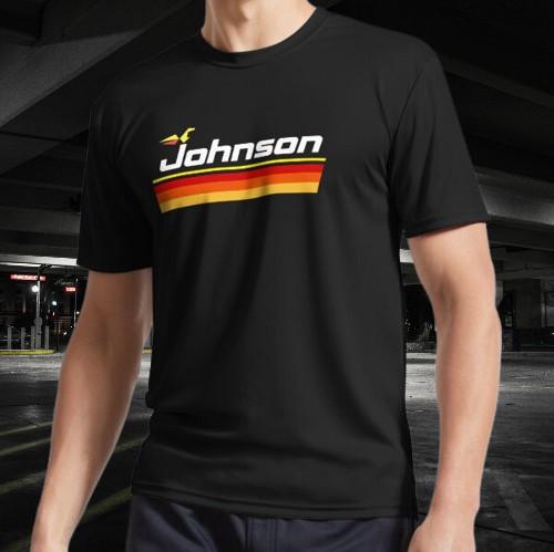 Retro Johnson Outboards Logo Active T-Shirt Funny Size Mode American T-shirt S разноцветный