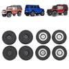 Remote Control Truck Tires Rubber Durable For Mangniu MN82 Toyota LC79 Pickup Remote Control Truck High-Grip Tires