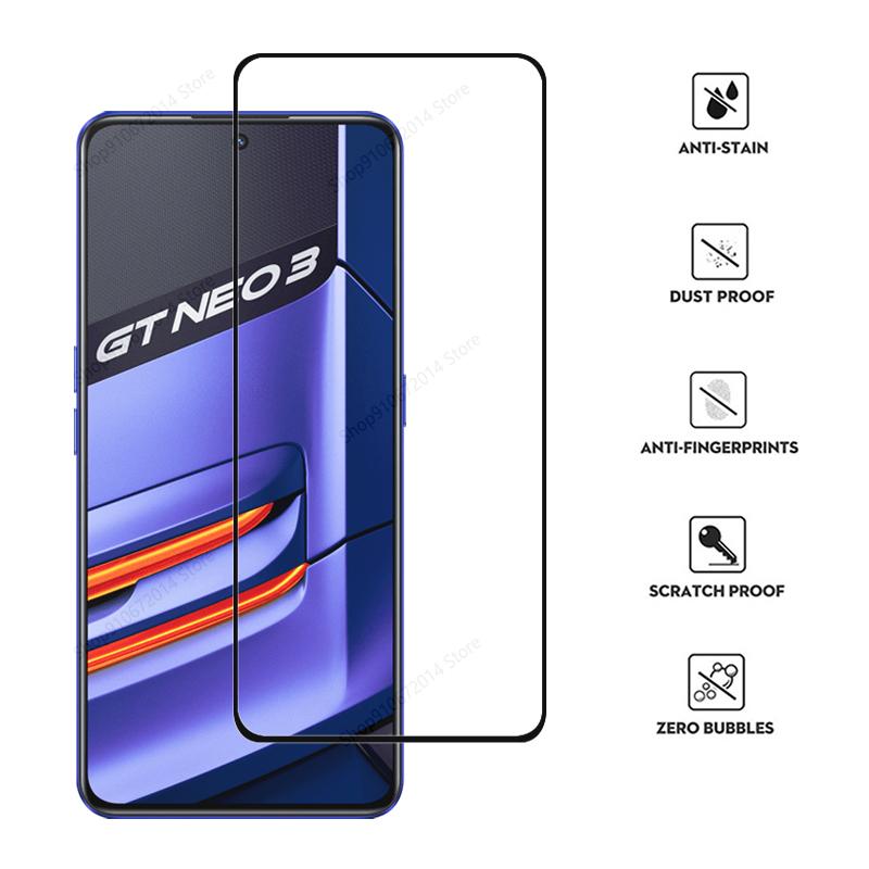4 pçs para realme gt neo 5 se 9d vidro temperado para realme gt 5 gt5 neo 3 3t 2 2t 5g protetores de tela para realme gt 2 pro master