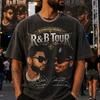 Maglietta Tour Usher X Chris Brown 2026 Tour Rb 2026 Maglietta Concerto Date del Tour Fan Musica Urbana Maglietta Grafica Hip Hop