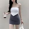 NEW Fashion Casual Bodycon High Waist Tight Wrap Pencil Mini Skirts for Women Elastic Short Skirt Black White Red