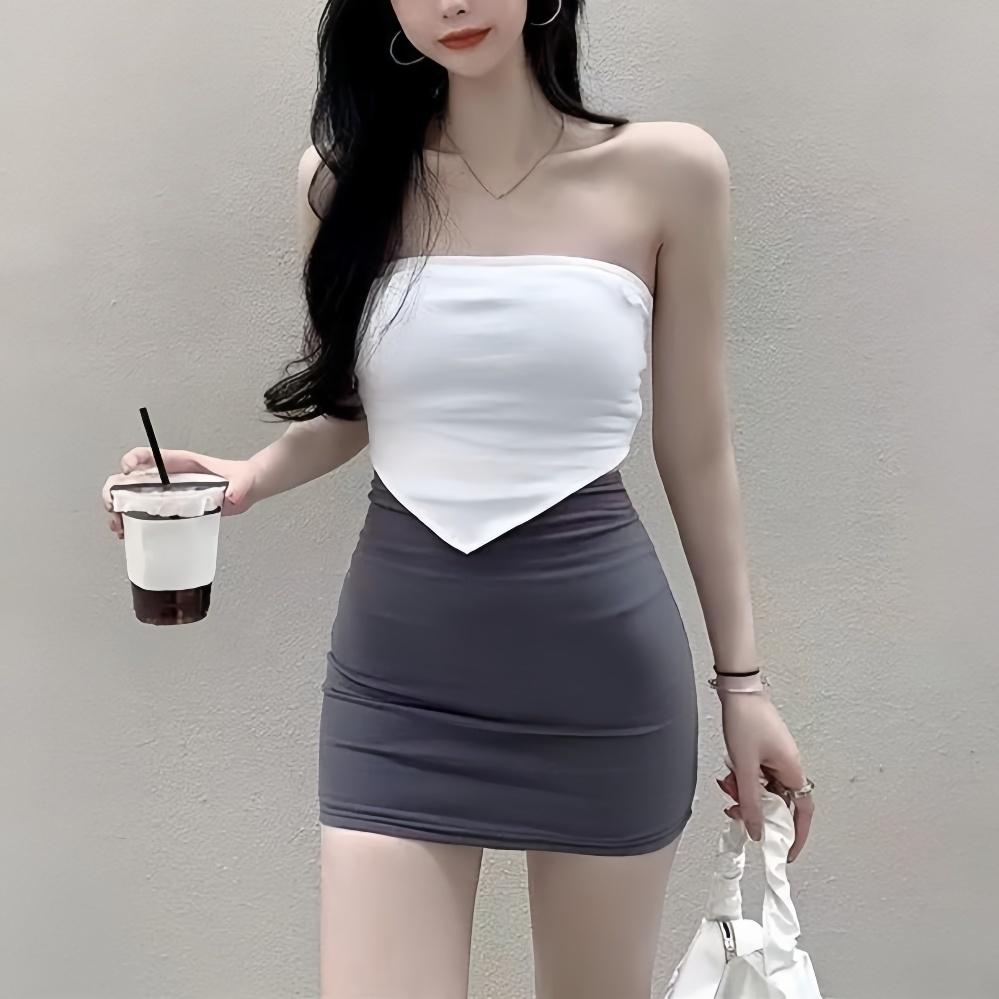NEW Fashion Casual Bodycon High Waist Tight Wrap Pencil Mini Skirts for Women Elastic Short Skirt Black White Red