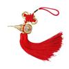 Copper Gourd and Chinese Knot Tassels Pendant Charm For Home Car Decors Amulet With Auspiciously Fengshuis Symbolism