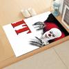 Horror Clown Poster rug for living rooms, bedrooms, home décor, and as gifts.