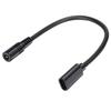 9.8inch Type C Female to 5.5mmx2.1mm Female/Male Adapter Cable USB C to DC5521 Connectors Power Cord Converter Line