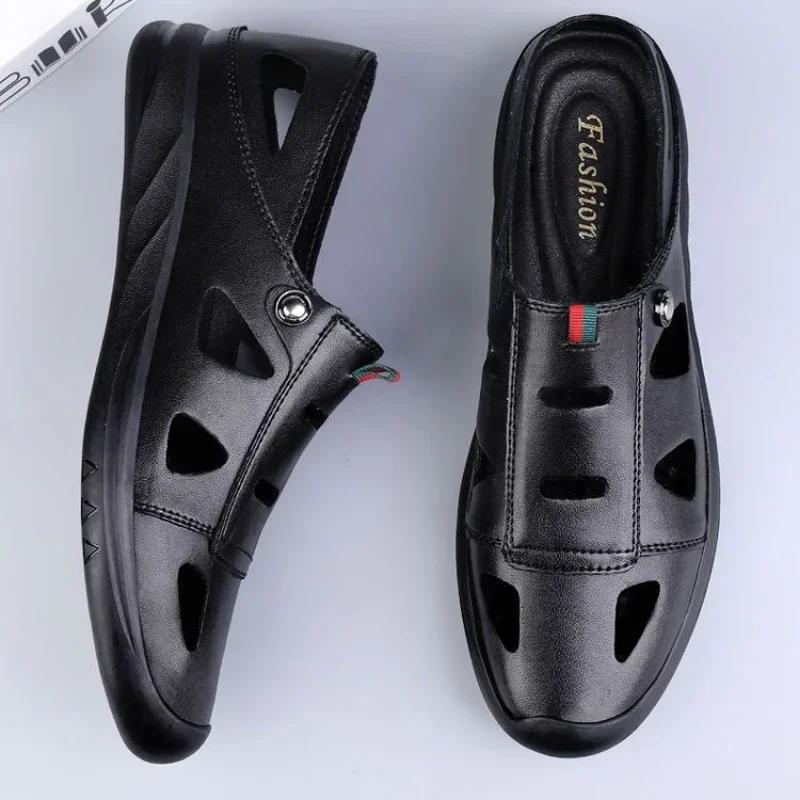 Summer New 2025 Casual Men Sandals Outdoor Beach Men Shoes Fashionable Breathable Comfortable Sandals Summer Casual Men's Shoes
