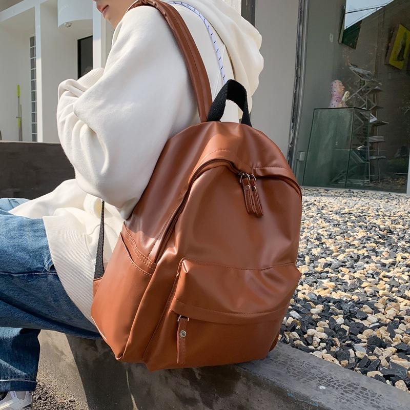 School Bag New College Backpack Unisex Couple Large-capacity Student School Bag