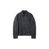Customellow Gray Pigment Dying Blouson Cwuam25381gyd